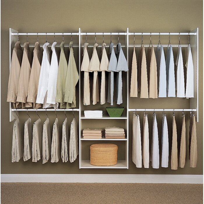 Deluxe 48" - 96"W Closet System & Reviews | Joss & Main